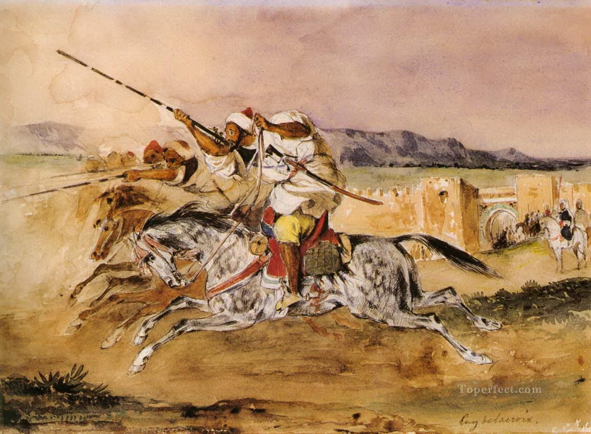arab fantasia 1832 Eugene Delacroix Oil Paintings